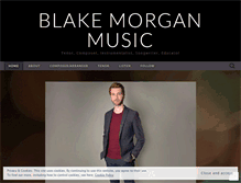 Tablet Screenshot of blakemorganmusic.com